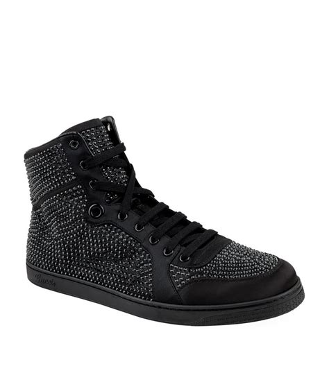 gucci coda bling high-top trainers|GUCCI® US Official Site .